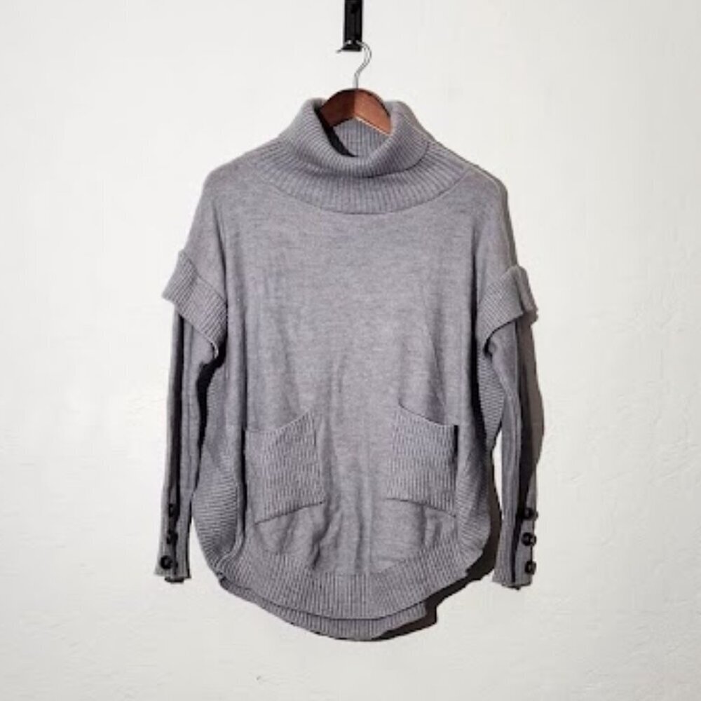 Francesca's Women's One Size Fits All Long Sleeve Turtleneck Sweater